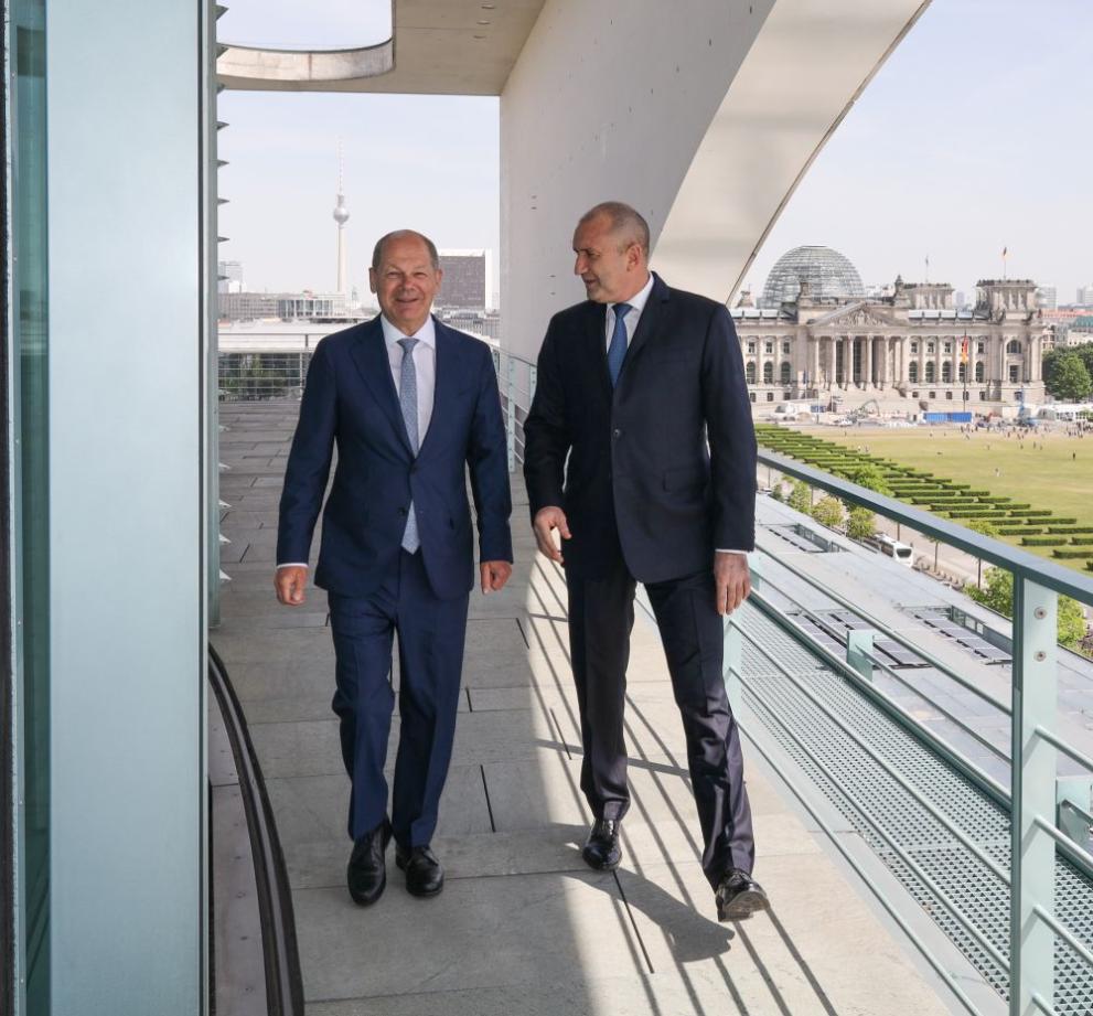 Румен Радев и Олаф Шолц