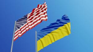 Украйна САЩ флаг