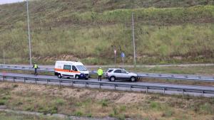 Джип катастрофира на автомагистрала Струма край Кочериново БГНЕС Пътният инцидент е