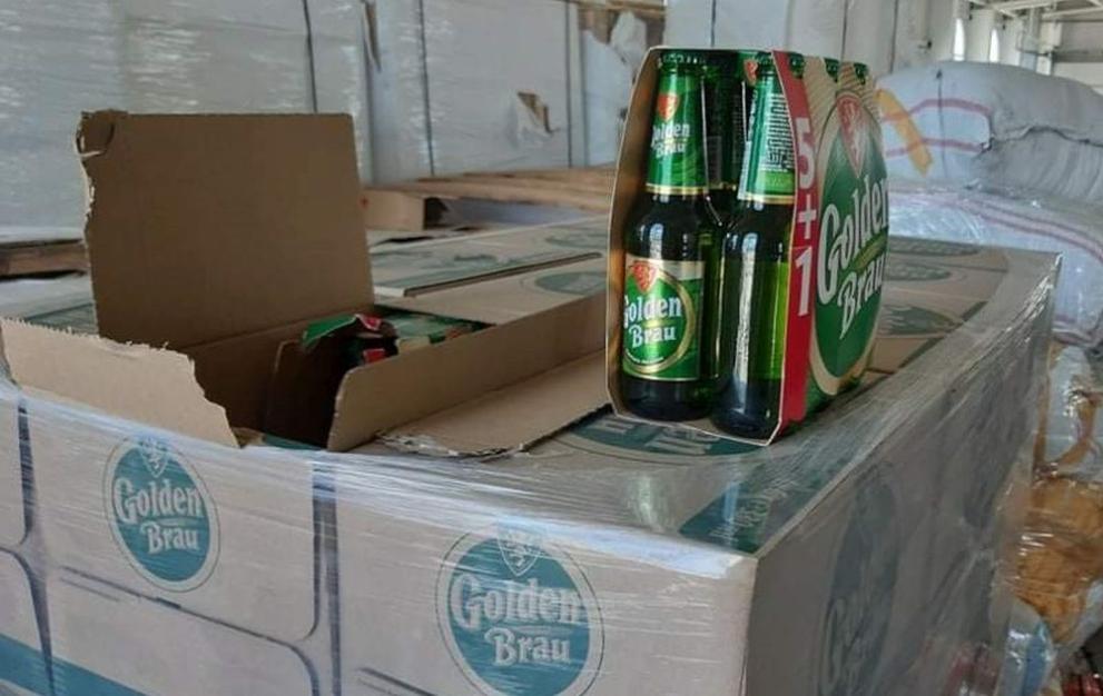 Митническите служители установиха голямо количество бира, превозвано в нарушение на