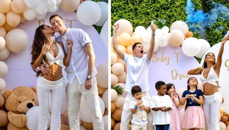 Юлиан Дракслер - С пищно парти халф на ПСЖ и ослепителната му половинка съобщиха, че очакват момче