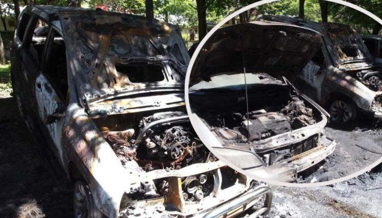 варна пожар -  ОГНЕН АД: Запалиха украинска кола, изгоряха още две