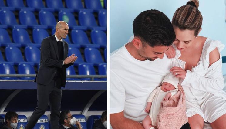 Зинедин Зидан - Зинедин Зидан стана дядо, най-големият му син го дари с внучка