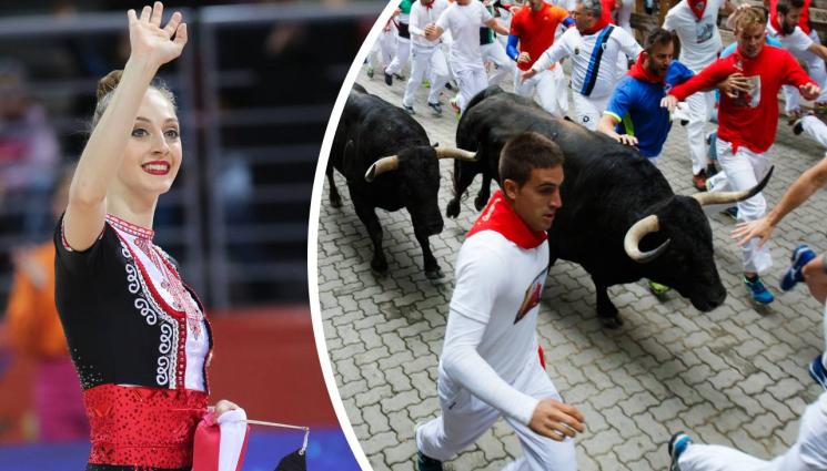 Калейн Памплона - В ГРАДА НА БИЧЕТО: Травма на глезена вади шампионката в многобоя Боряна Калейн от финалите на отделните уреди за Световната купа по художествена гимнастика в Памплона