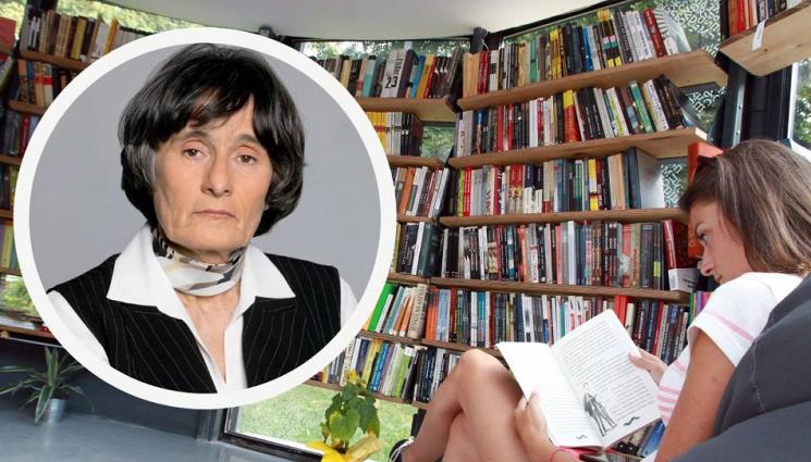 a - Писателят и преводач Здравка Евтимова пред