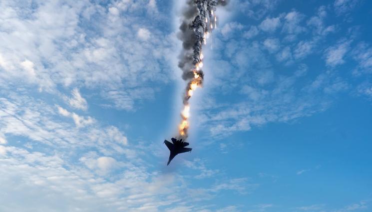 разбит изтребител - ВОЙНАТА В УКРАЙНА: Руски изтребител и хеликоптер се разбиха в Брянска област (ВИДЕО)