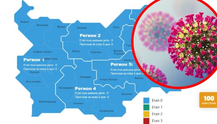 ковид карта - ДОБРА НОВИНА: Цяла България светна в зелено на COVID картата