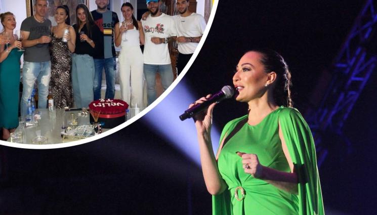 Цеца - Цеца се запозна със зетя национал. Семейството на футболиста гостува в къщата на певицата