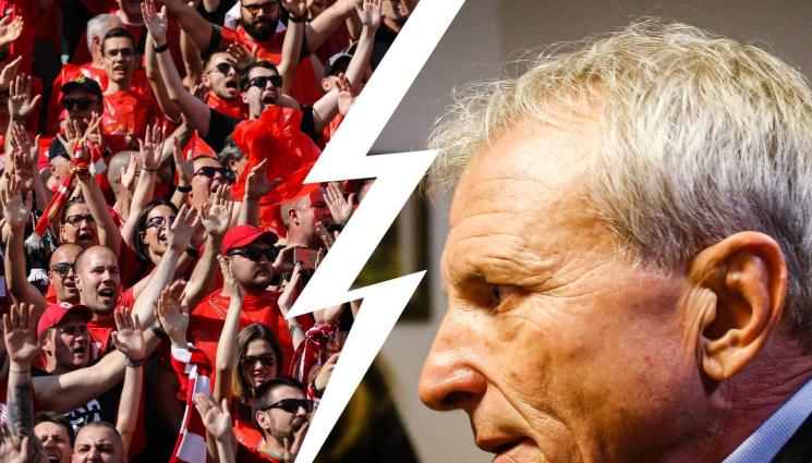 Ганчев фенове ЦСКА - ВЪПРЕКИ ПОБЕДНАТА СЕРИЯ НА ЦСКА, агитката на 