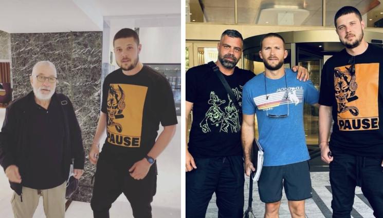 Де Ниро - Къпят Де Ниро с българска вода в Солун