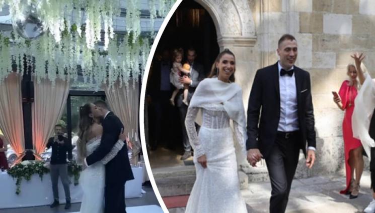 Елица Василева - Елица Василева и Александър Атанасиевич минаха под венчилото в Белград