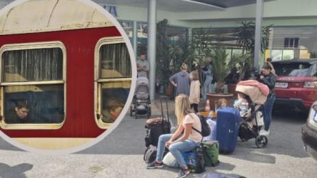 бежанци влак