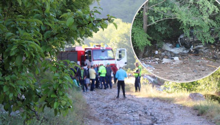 катастрофа река - НЕЛЕПА ТРАГЕДИЯ: Кола падна в река, шофьорът й загина