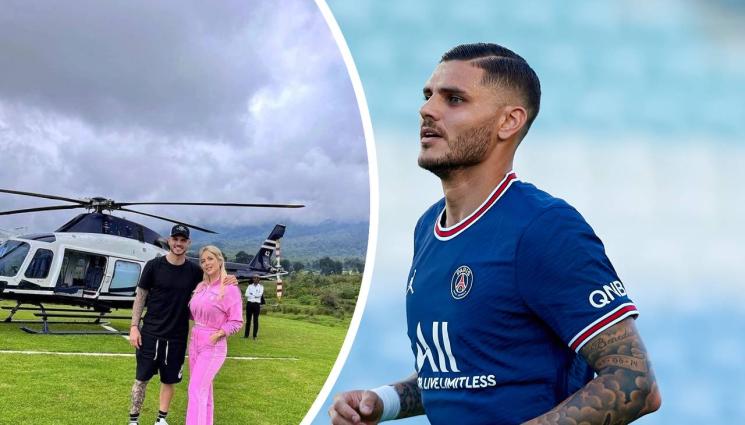 Мауро Икарди - Неверният Икарди заведе Уанда в Руанда за 8 години брак. Потеглиха за Африка след посещение във Ватикана за сватба