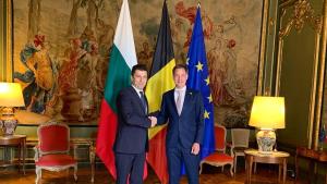 Министър председателят Кирил Петков проведе среща с премиера на Кралство Белгия