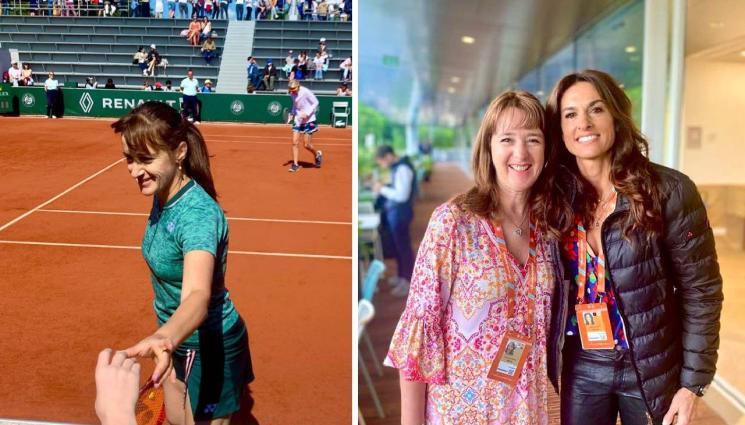 Малееви - Маги загуби първия си мач на „Ролан Гарос“, сестра й Мануела я подкрепя от трибуните