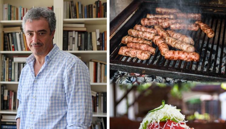 Черпят Коелю с кебапчета и шопска салата - НА ГОСТИ: Черпят Коелю с кебапчета и шопска салата