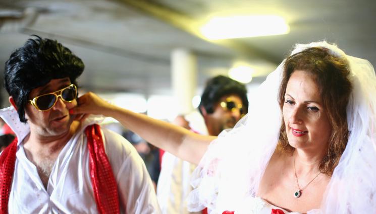 елвис сватба вегас - ЗАБРАНА: Двойници на Елвис спират с венчавките във Вегас