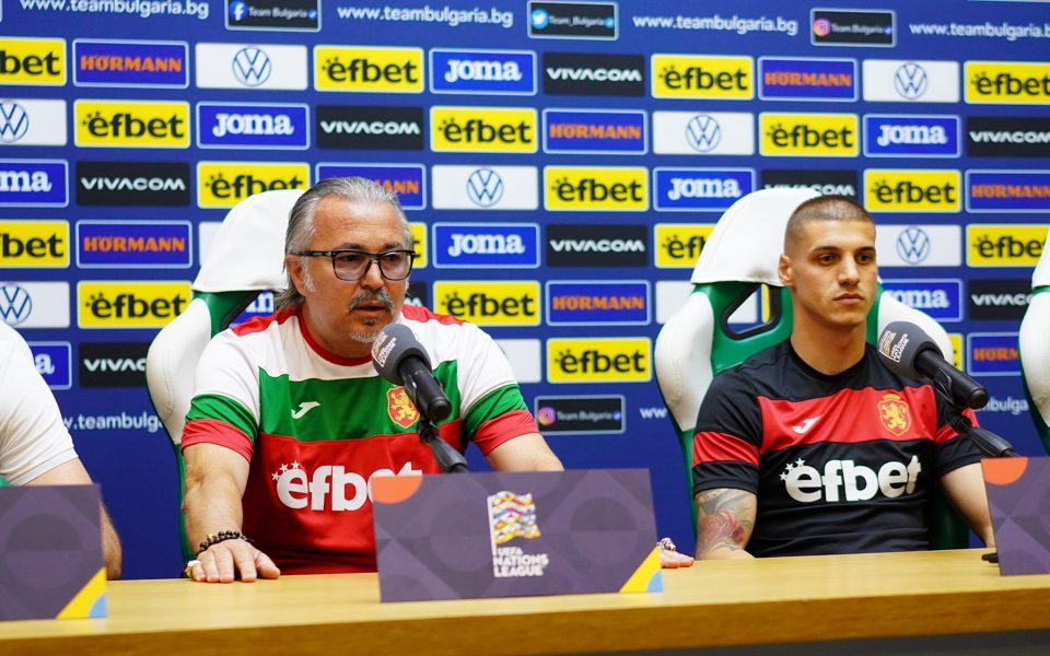 Пресконференция на Ясен Петров и Кирил Десподов