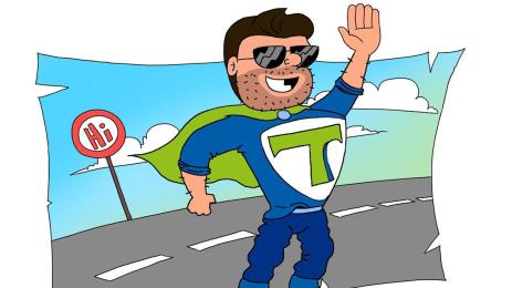 Truckman супергерой емотикон