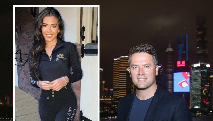 Майкъл Оуен - Последният британски носител на Златната топка Майкъл Оуен подкрепи щерка си за любовно риалити