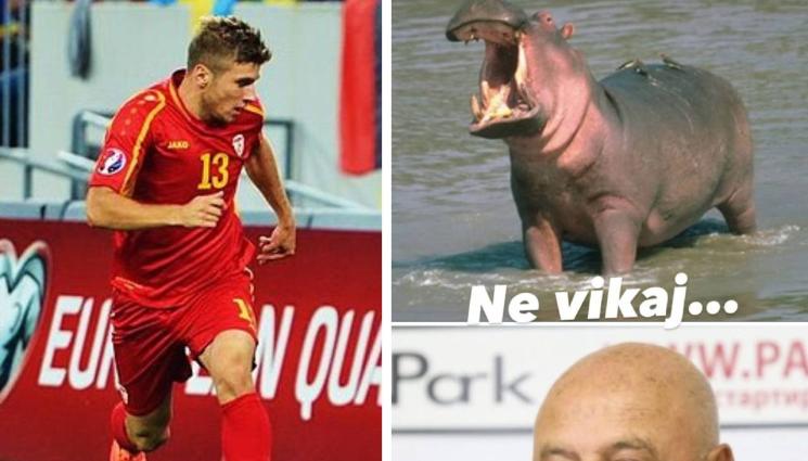 Венци Стефанов - Капитанът на Северна Македония се заяде здраво с Венци Стефанов - сравни го с хипопотам и му каза: Не викай!