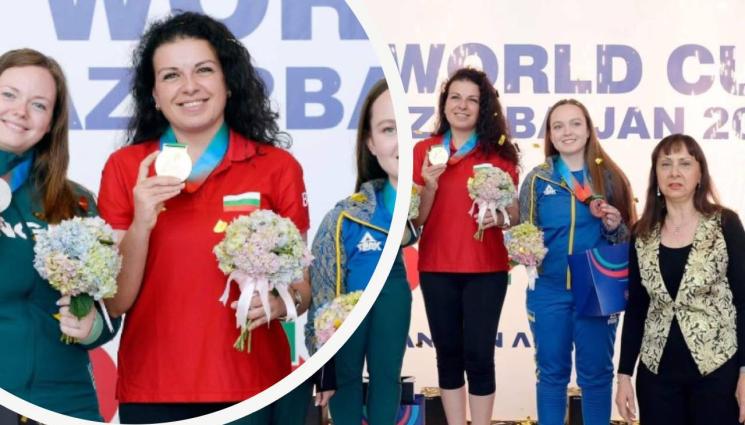 Антоанета Костадинова - Костадинова се позлати на 25 метра малокалибрен пистолет