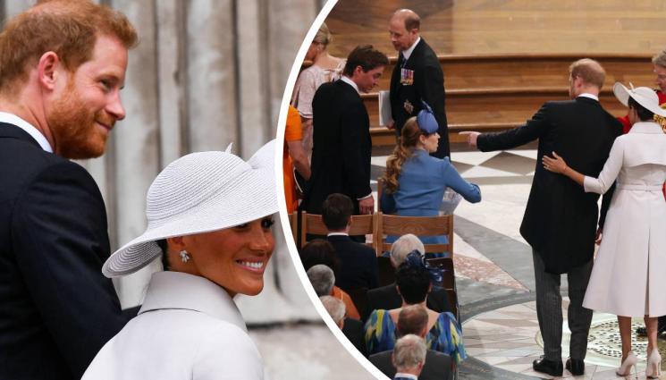 Хари - В ЧЕСТ НА КРАЛИЦАТА: Черните овце Меган и Хари се събраха с родата за литургия (СНИМКИ)