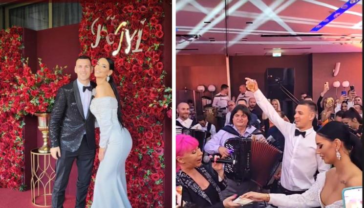 Марко Гобелич - Свещеникът на Цеца венча защитник на Звезда. Булката сменила три рокли, Марко я откупил за 5000 евро