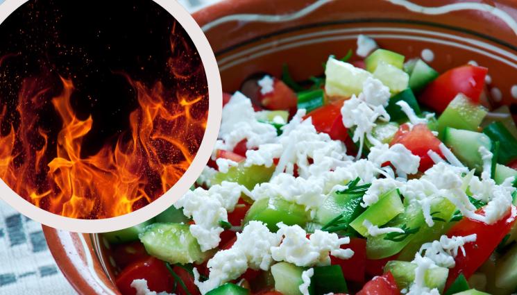 шопска салата - TРАГЕДИЯ: Останахме без шопска салата, тонове домати – на въглен (СНИМКИ)