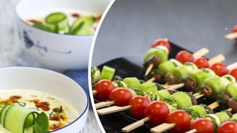 салати краставици