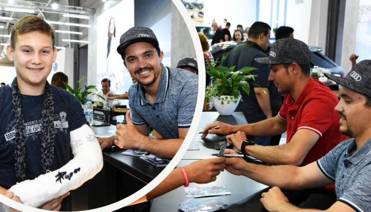 Алберт Попов Радослав Янков - Звездите на зимните ни спортове зарадваха феновете си с автографи