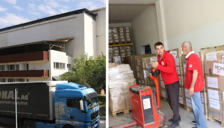 дарения - ПРОТЕГНАТА РЪКА: Дарения за деца от неделните школа пътуват към Украйна