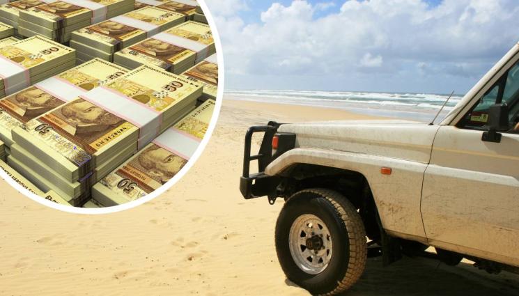 бежанци - НАГЛОСТ: Клониран украински джип гази дюните край Созопол (СНИМКИ)