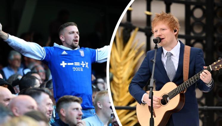 Ед Шийрън - Световноизвестният британски певец Ед Шийрън остава спонсор на Ипсуич за още един сезон