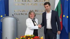 Премиерът Кирил Петков се срещна с еврокомисаря Елиза Ферейра   Задълбочено