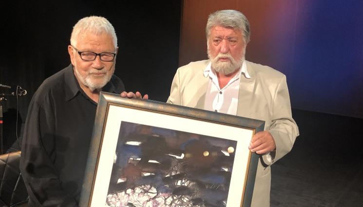 вежди - ЮБИЛЕЙ: Вежди нарисува цветя за Недялко Йорданов