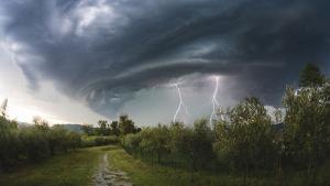 Силна буря удари град Нови Сад на север от сръбската