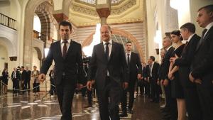Германският канцлер Олаф Шолц е на официална визита в България