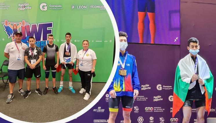 Нино Симеонов щанги - Нино Симеонов спечели бронз от първенството на планетата в Леон