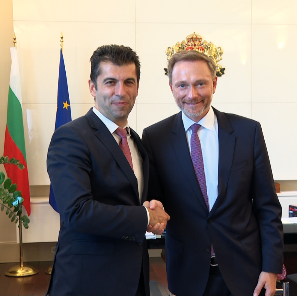  Кристиан Линднер и Кирил Петков 