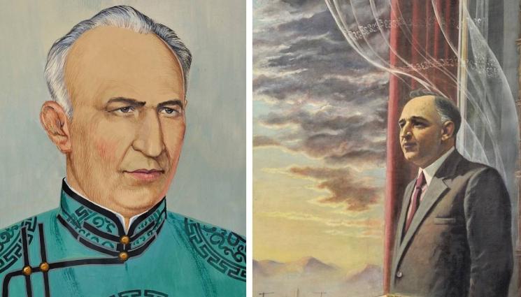 Тато - Тато оживява в портрет с монголски костюм