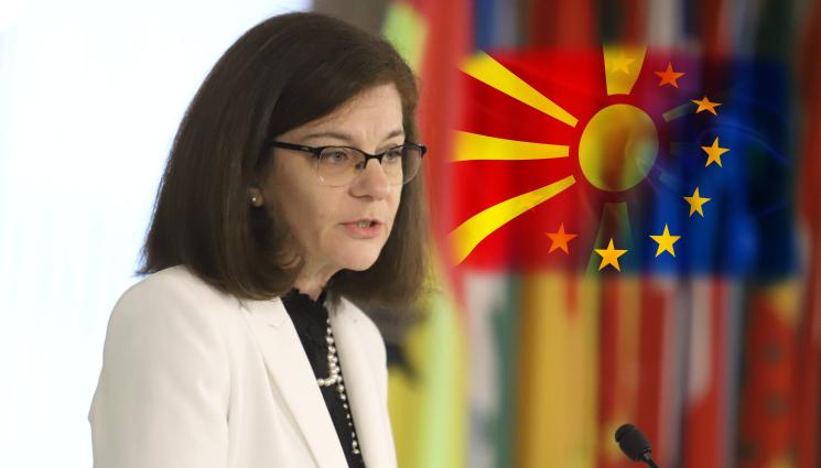 Генчовска - ДВОЙСТВЕНА ПОЛИТИКА: Опитали да ревизират позицията ни за Скопие (ВИДЕО)