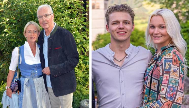 Бекенбауер - Бекенбауер се показа с 21-годишна, заведе я на турнир по голф в Кицбюел