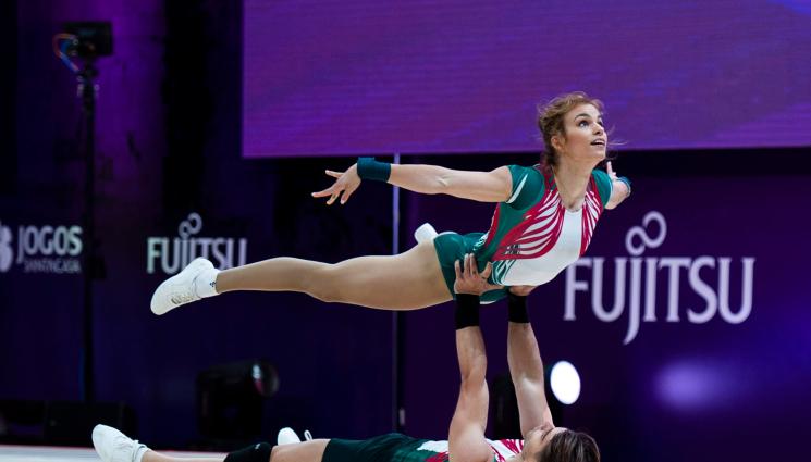 аеробика - Четвърто и осмо място за българските смесени двойки в Португалия