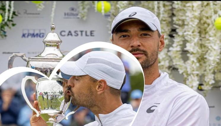 Кузманов - Мико Кузманов с първа титла на трева! Българският тенисист размаза всички на демонстративния турнир в Ливърпул