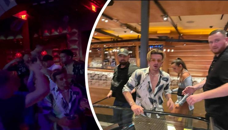 Грийлиш - Грийлиш се развихри в Лас Вегас! Английската звезда на Манчестър Сити купонясва в клуб, после си тръгна с брюнетка