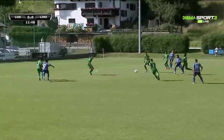 Лудогорец - БВ Линц 1:0 /първо полувреме/