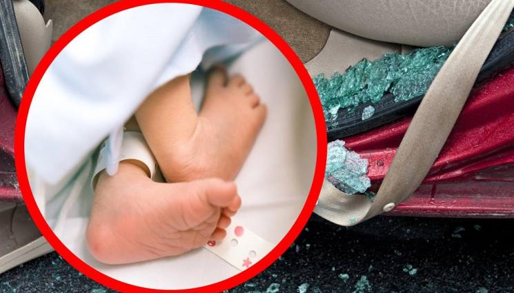 бебе катастрофа - УЖАС: 10-месечно бебе е с фрактура на черепа след тежка катастрофа