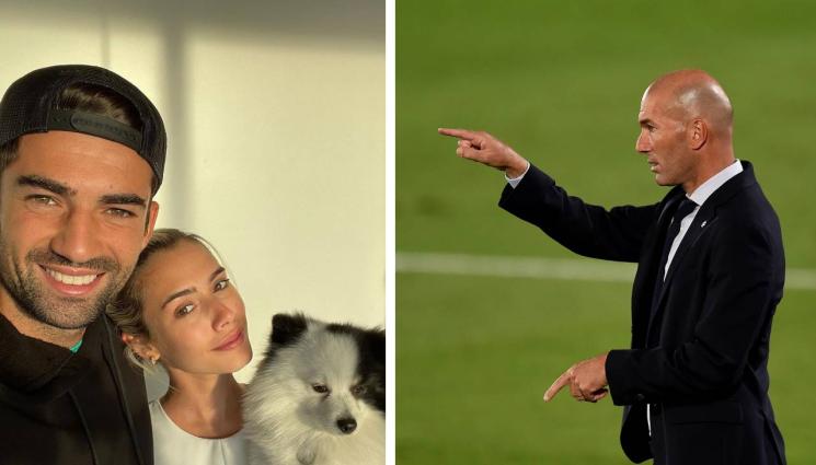 Зидан - Зидан заведе новороденото на язовир край Мадрид